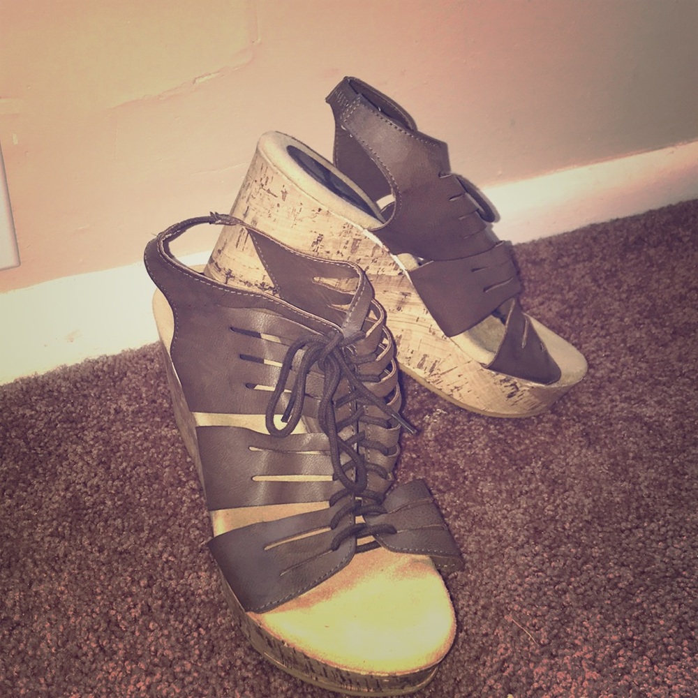 Ruff Hewn cork heels